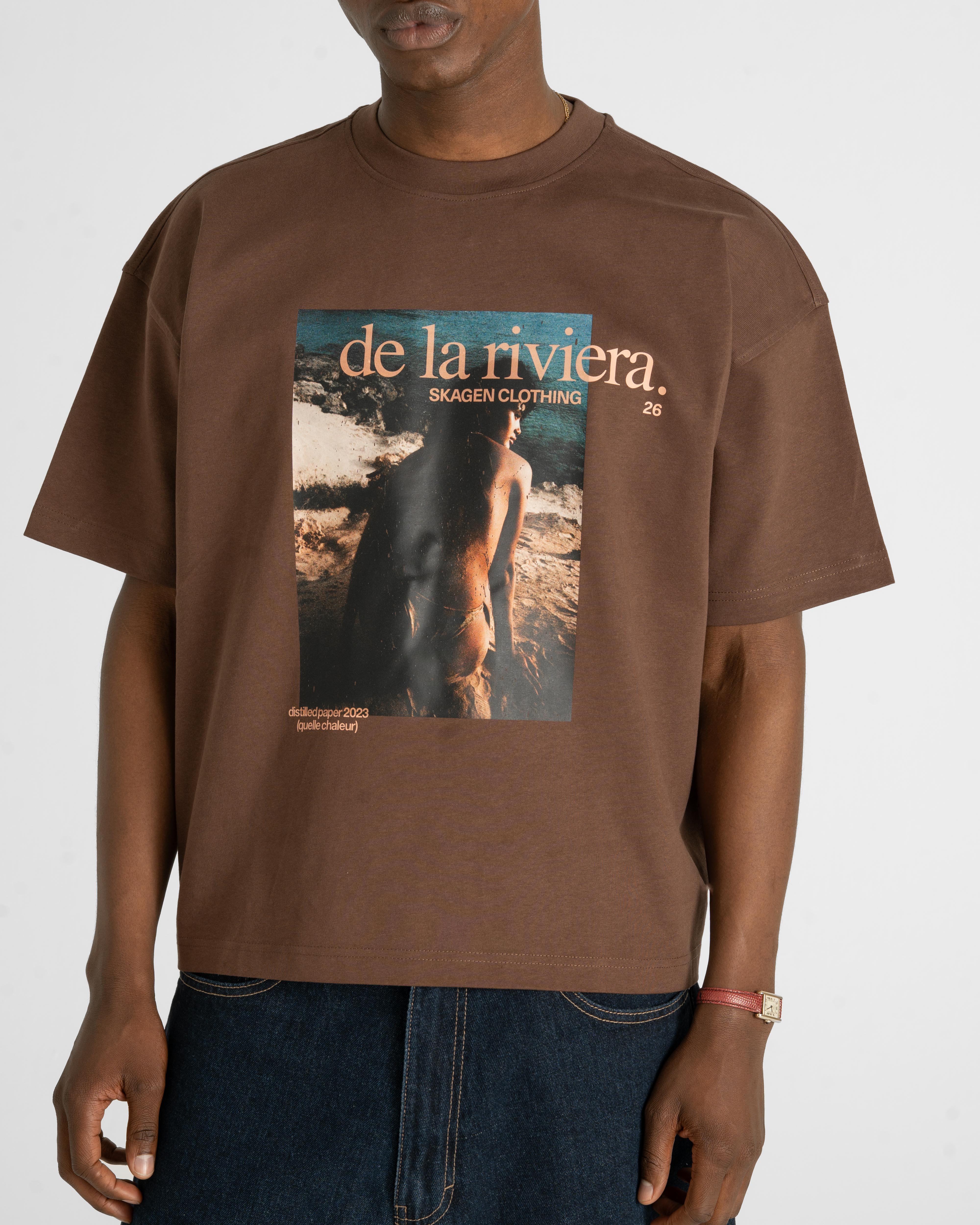 De la Riviera T-shirt Brown